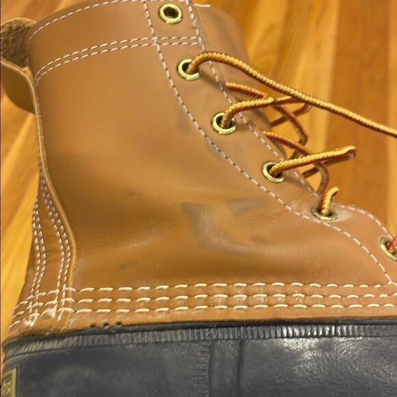 L.L. Bean Duck Boots - Brown and Navy - Picture 4 of 8